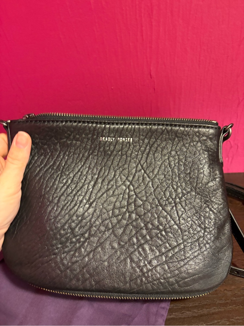 Deadly Ponies CROSSBODY
in Black Bulle/Gunmetal